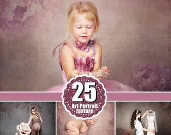 25 Floral flower fine art portrait texture, Maternity studio backdrop, Newborn studio backdrop, Photoshop Textures, Photo vintage, jpg