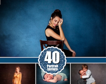 40 Portrait photo texture, Maternity studio portrait textures, Digital texture, Photoshop overlay, Old Master dark vintage texture, jpg