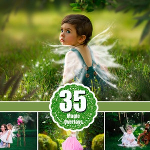 35 magic fairy light photo overlays, lights effects, wing, star, blowing glitter, fairy dust, butterfly, fantasy Digital Download, png