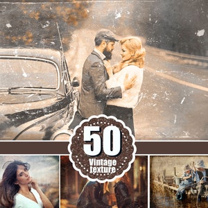 50 Vintage texture, Old looking Photo Effect, Retro grunge overlay, Fine Art Textures, Retro effect, Photoshop overlay, Texture Pack, jpg