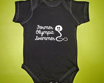 Baby Onesie - Former Olympic Swimmer
