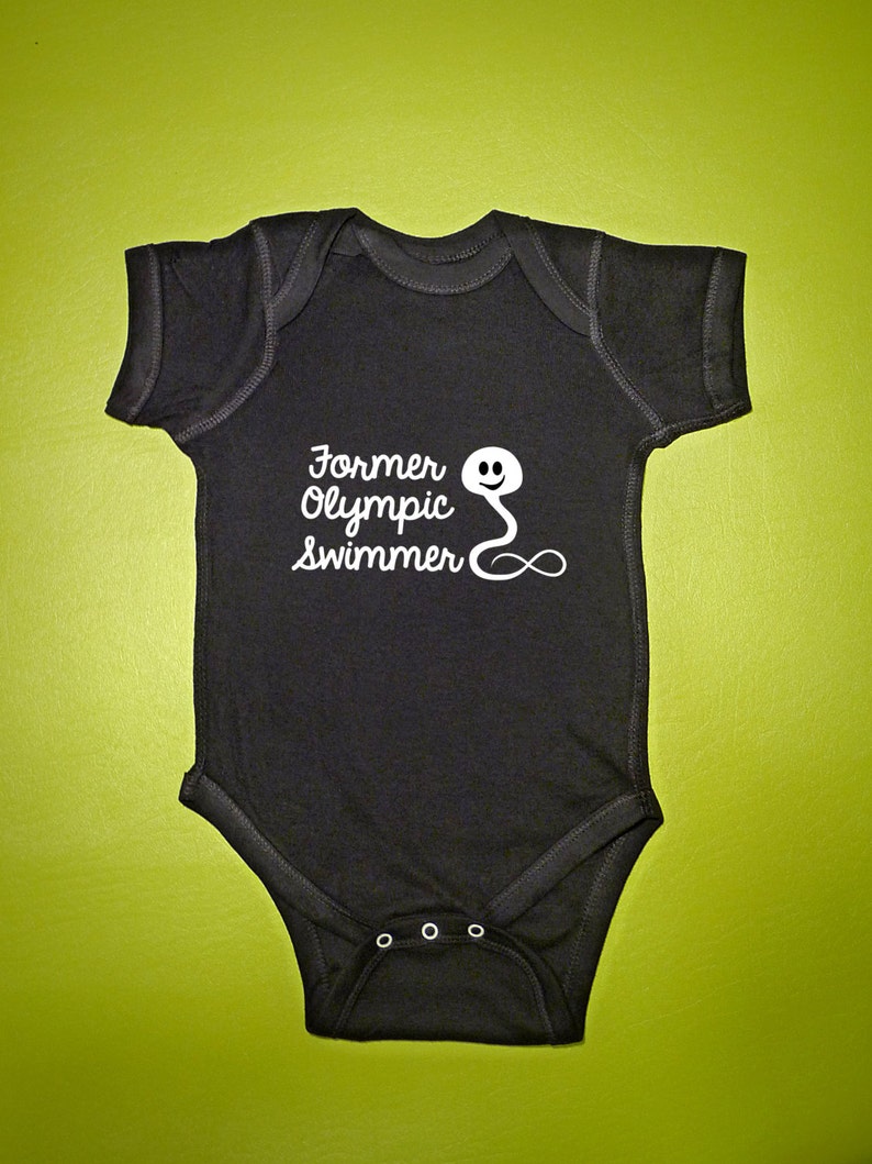 Former Olympic Swimmer Baby Onesie