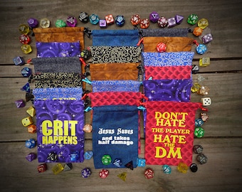 Bolsa de dados: Dungeons and Dragons, juegos de rol, Pathfinder, Warhammer
