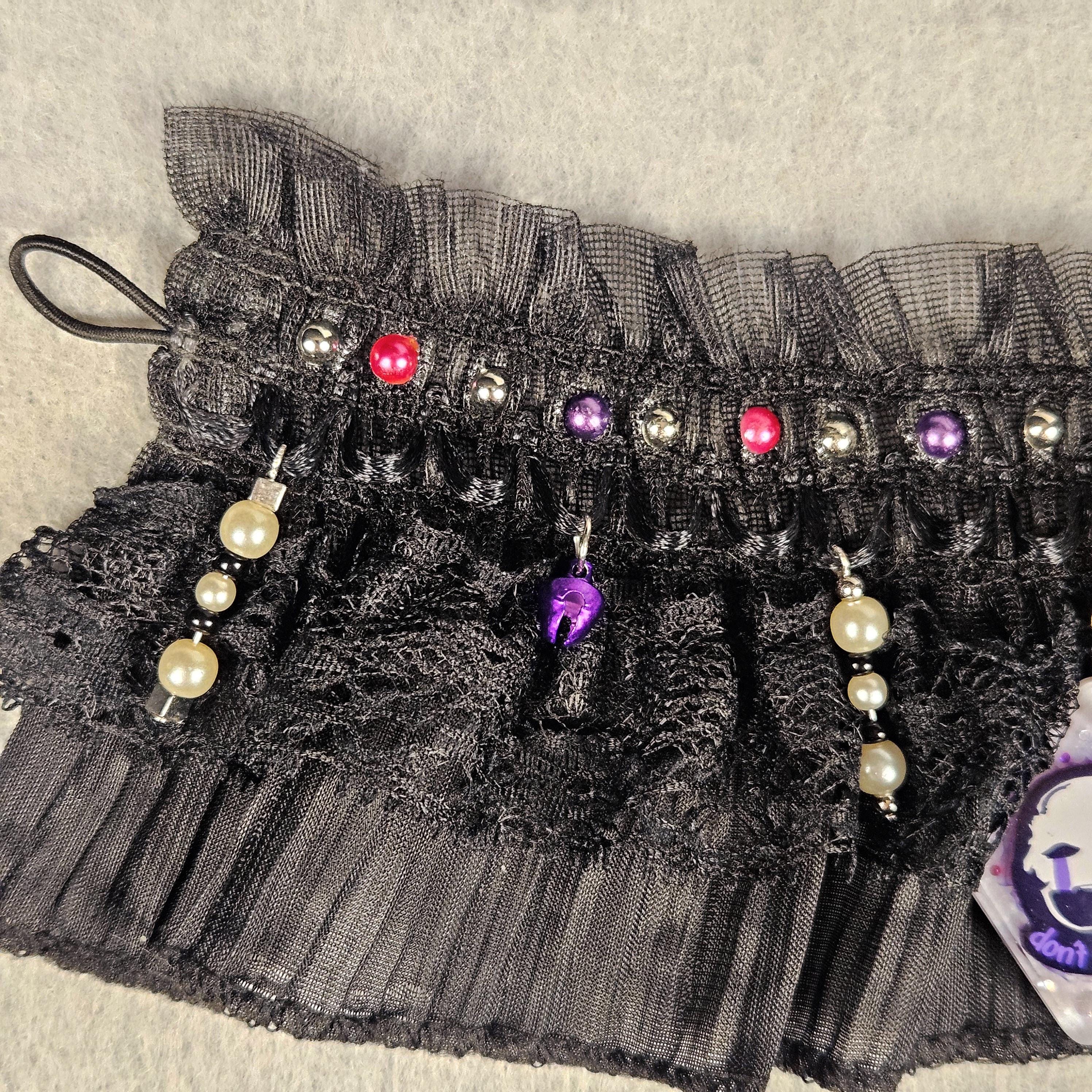 Lace Puppet FNAF Puppet Reminder Pendant & Black Victorian Lace Choker: