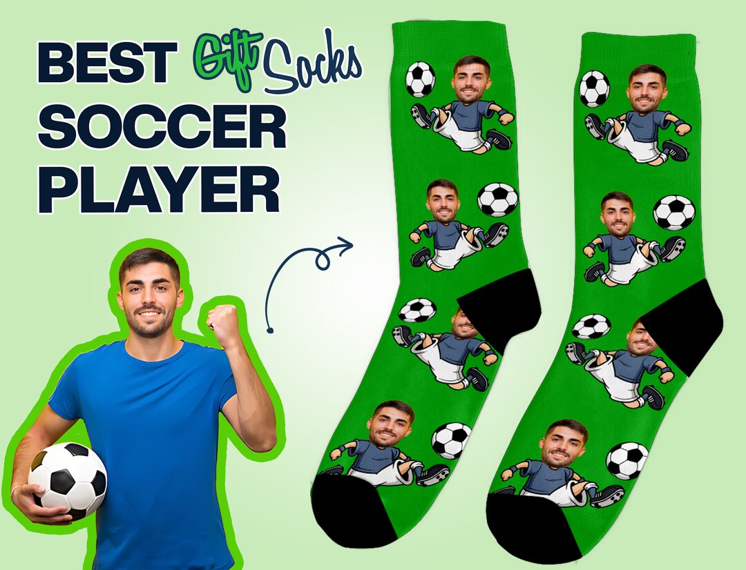Soccer Gift Socks, Soccer Team Gifts, Personalized Soccer Socks, Soccer