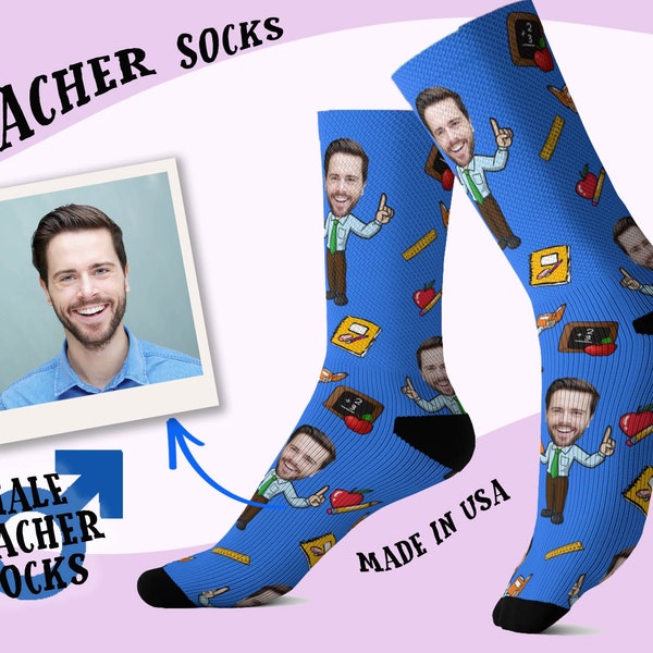 Custom Teacher Gift Socks, teacher appreciation socks, teacher graduation gift, teacher gift socks, Teacher Appreciation, The best Teacher