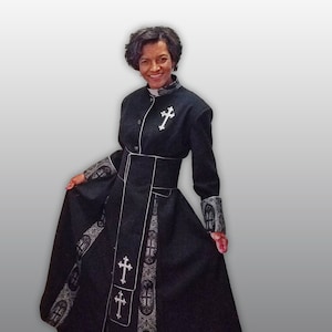 Female Cassock-Mary Magdalene-For Pastors, Apostles, Bishops & Ministers