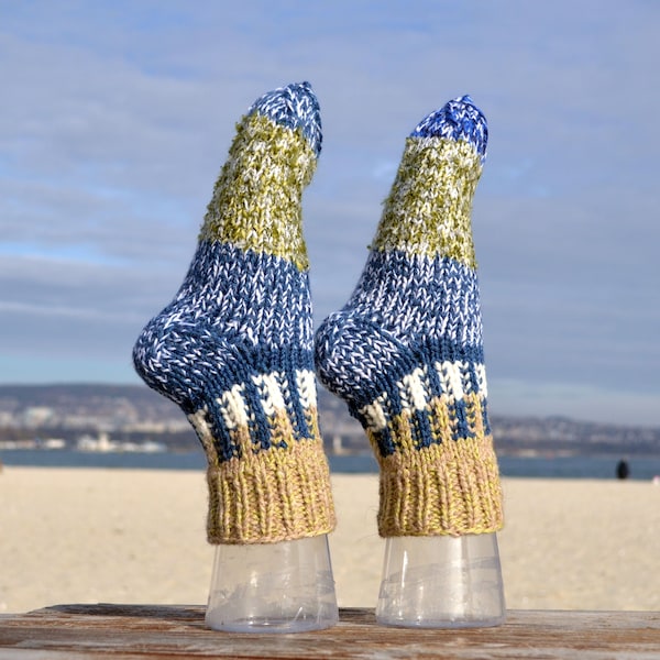 crochet fluffy socks
