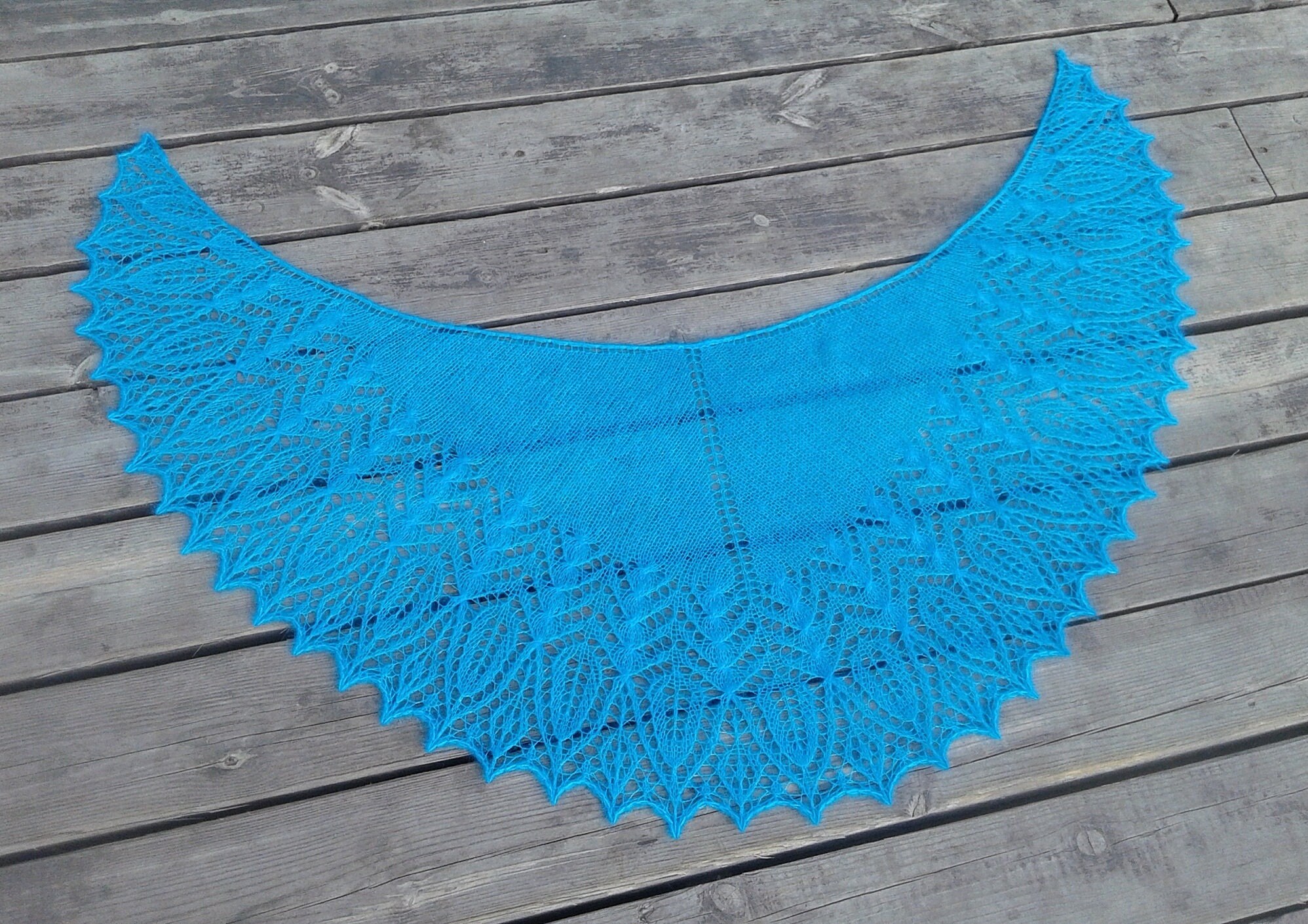 PDF Knitting Pattern Bekhar shawl Lace cabled crescent shape Etsy