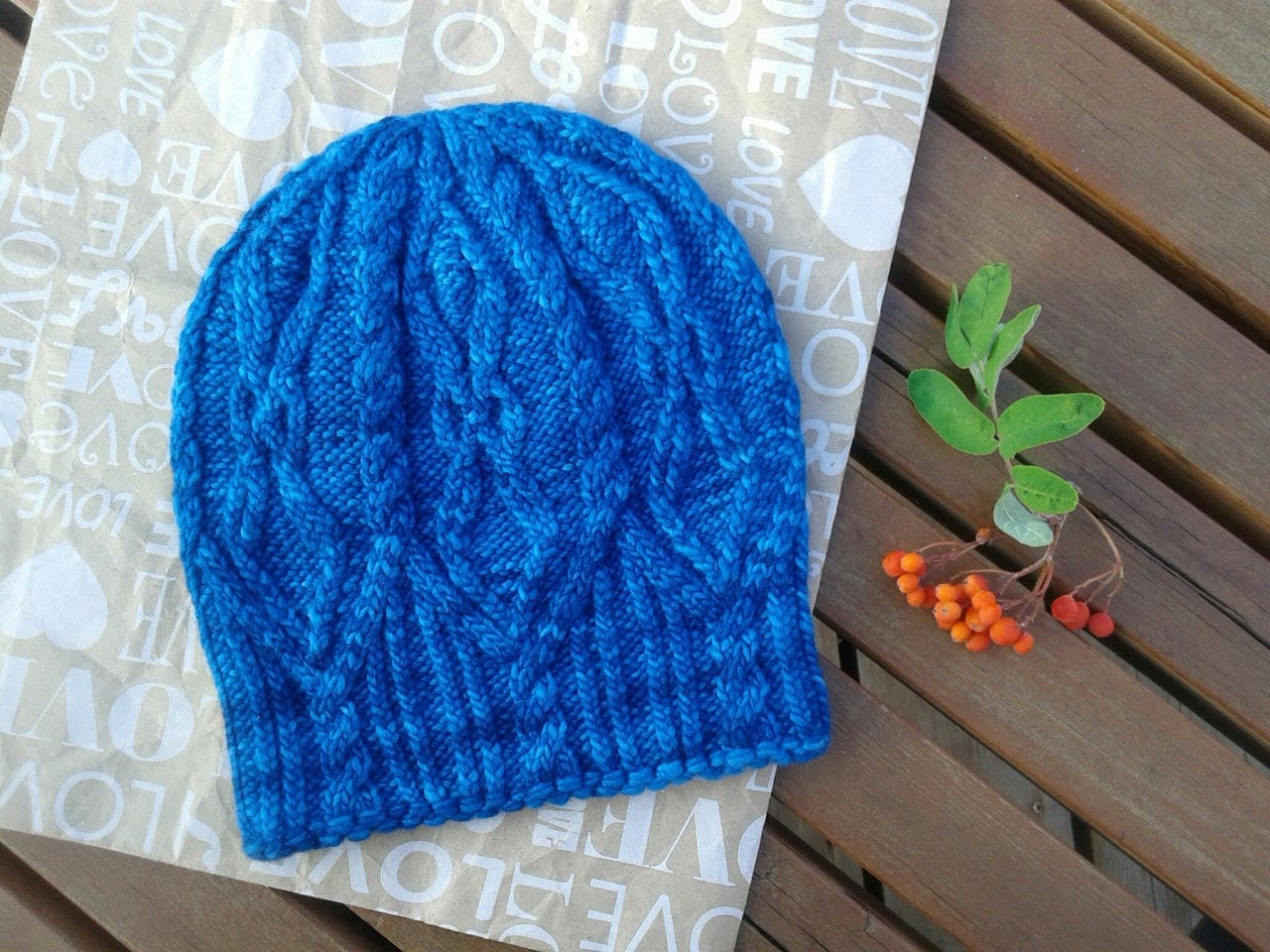Knitting Pattern for Cable Aran Hat Knitted Adult Medium Size Etsy