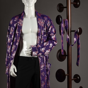 Purple Silver Gown - Christmas Ideas Gift - Old Fashion 1940s