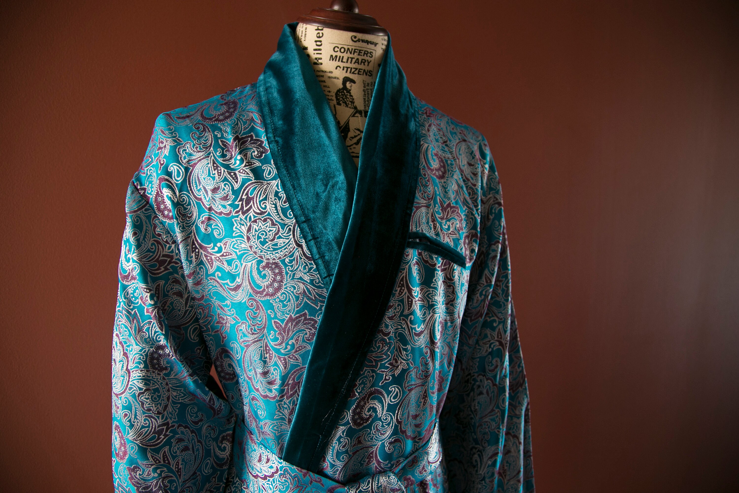 silk night dress for man