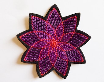 Rosette (4 models) iron-on, badge, patch