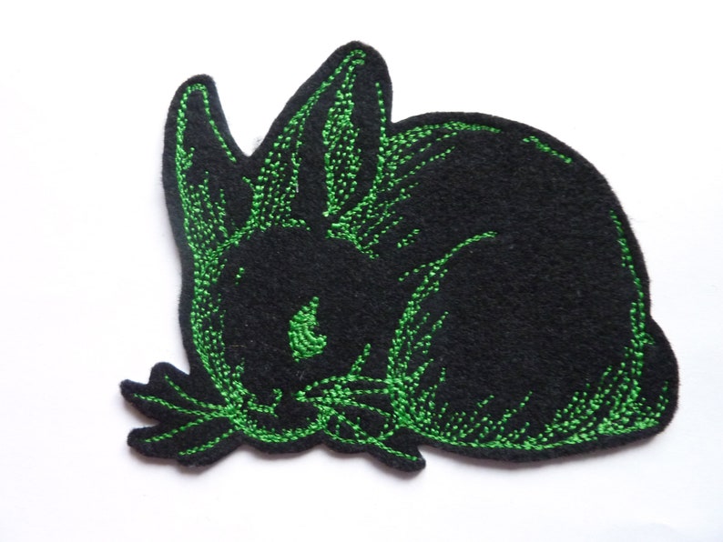 Rabbit Applied patch embroidery patch several colors