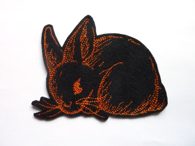 Rabbit Applied patch embroidery patch several colors