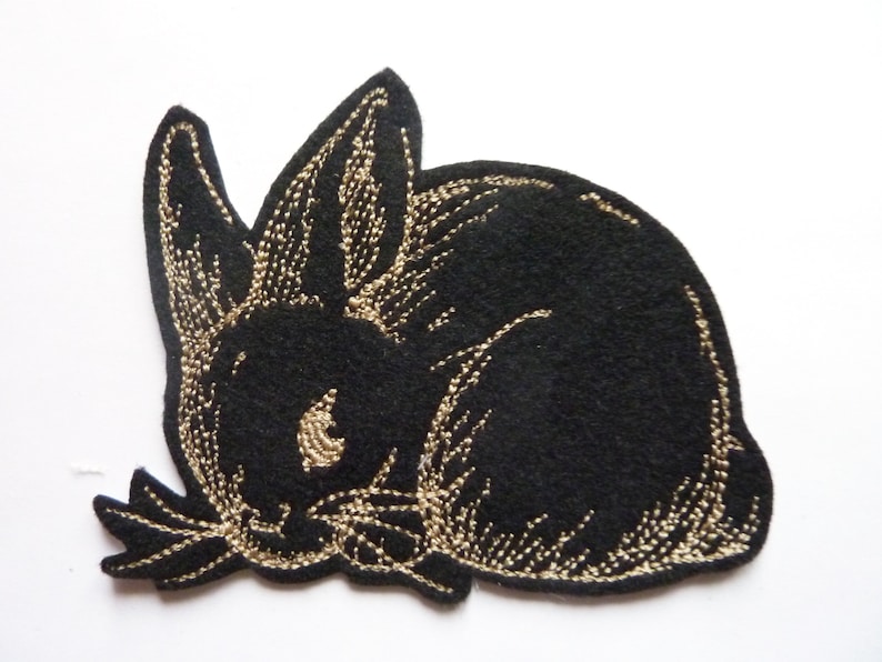 Rabbit Applied patch embroidery patch several colors