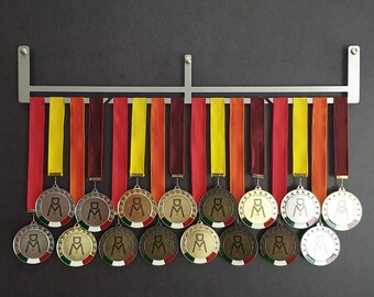 Acciaio Inox 100% Made in Italy by Porta medaglie Tiro con L'Arco Medagliere da Parete Sport Medal Hanger Display Rack MEDALdisplay Archery Acciaio Inox 100% Made in Italy by Porta medaglie Tiro con L'Arco Medagliere da Parete Sport Medal Hanger Display Rack MEDALdisplay Archery