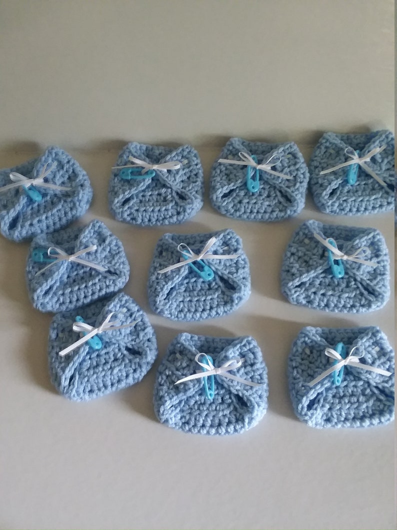 Crocheted Baby Shower Party Favors Baby Shower Favors Baby Etsy