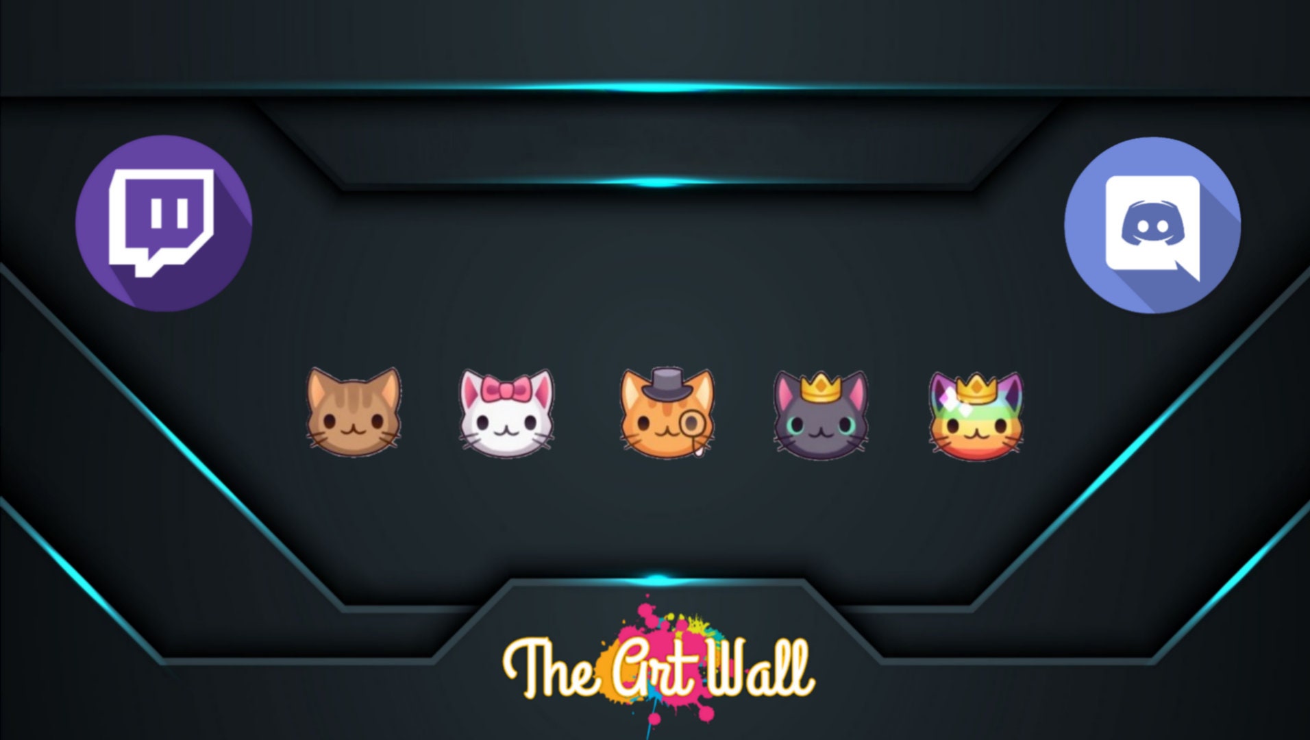 5 X Twitch Sub Badges / Kittens Subs Badges Etsy