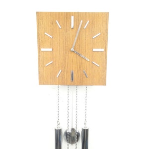 Relógio Vintage Relógio de Parede Minimalista Excepcional Junghans DESIGN Relógio Retro de Meados do Século