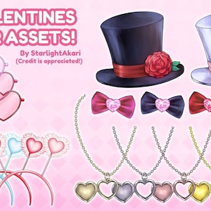 Vtuber Valentines Asset Collection