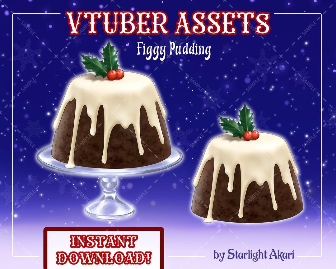 Vtuber / Pngtuber Figgy Pudding Winter Holiday Collection Etsy