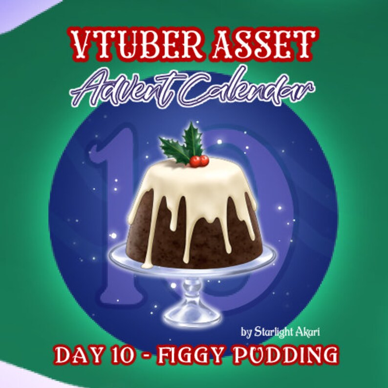Vtuber / Pngtuber Figgy Pudding Winter Holiday Collection Etsy