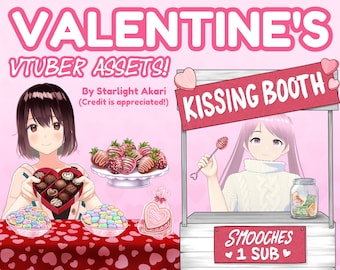 Vtuber / PNGtuber Valentines Asset Collection