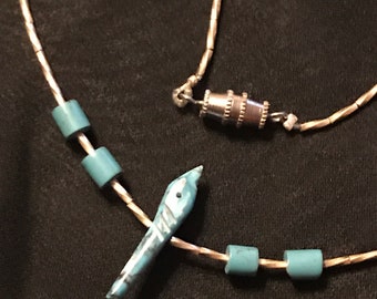 USA製 ヴィンテージ ネックレス&イヤリングセット ヴィンテージライク ネックレス ( ユニセックス / メンズアクセ