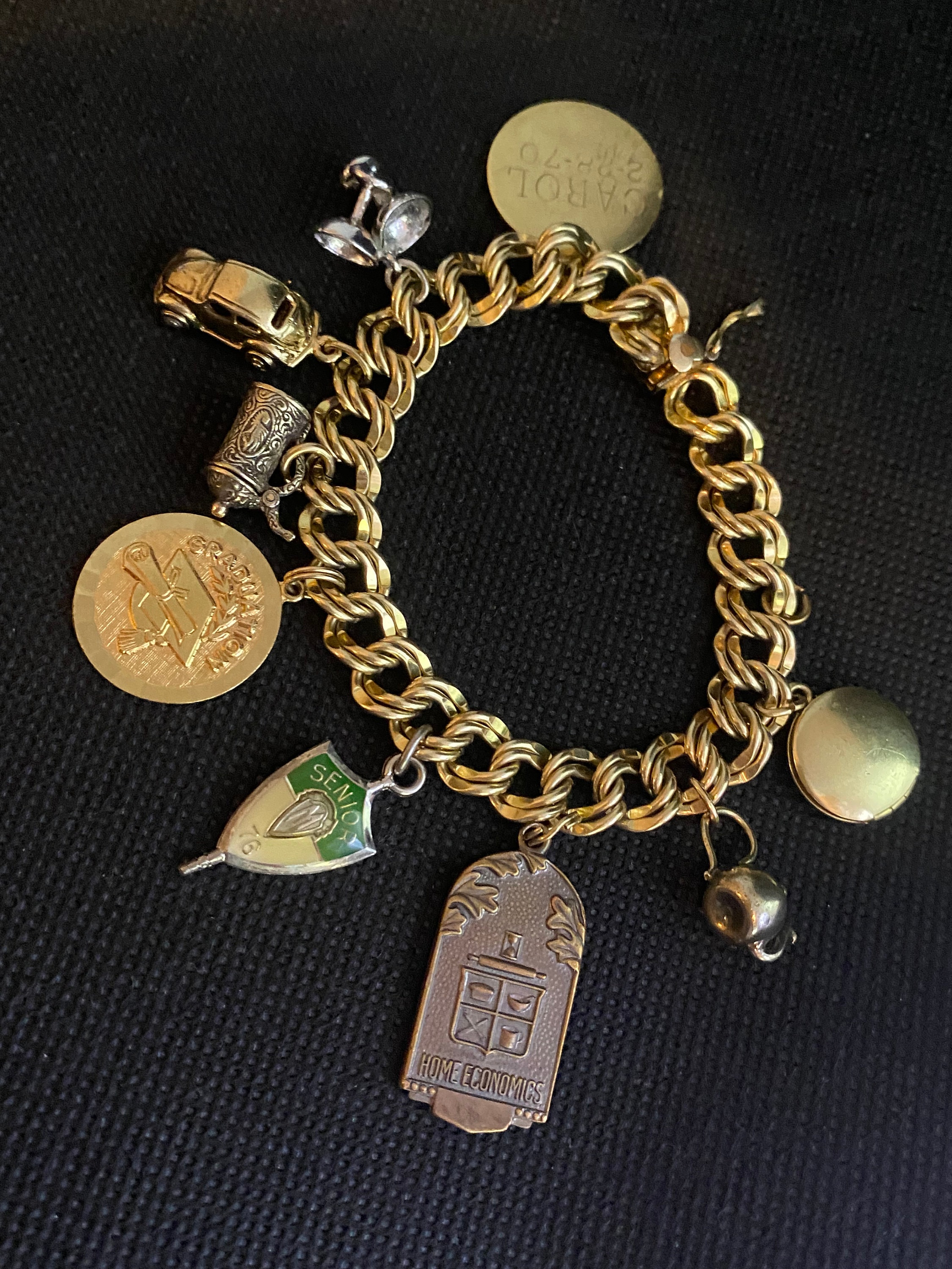 ヴィンテージ ブレスレット 1/20 12KG Vintage 1/20 12K Gold Filled Chain Bracelet 7” | eBay
