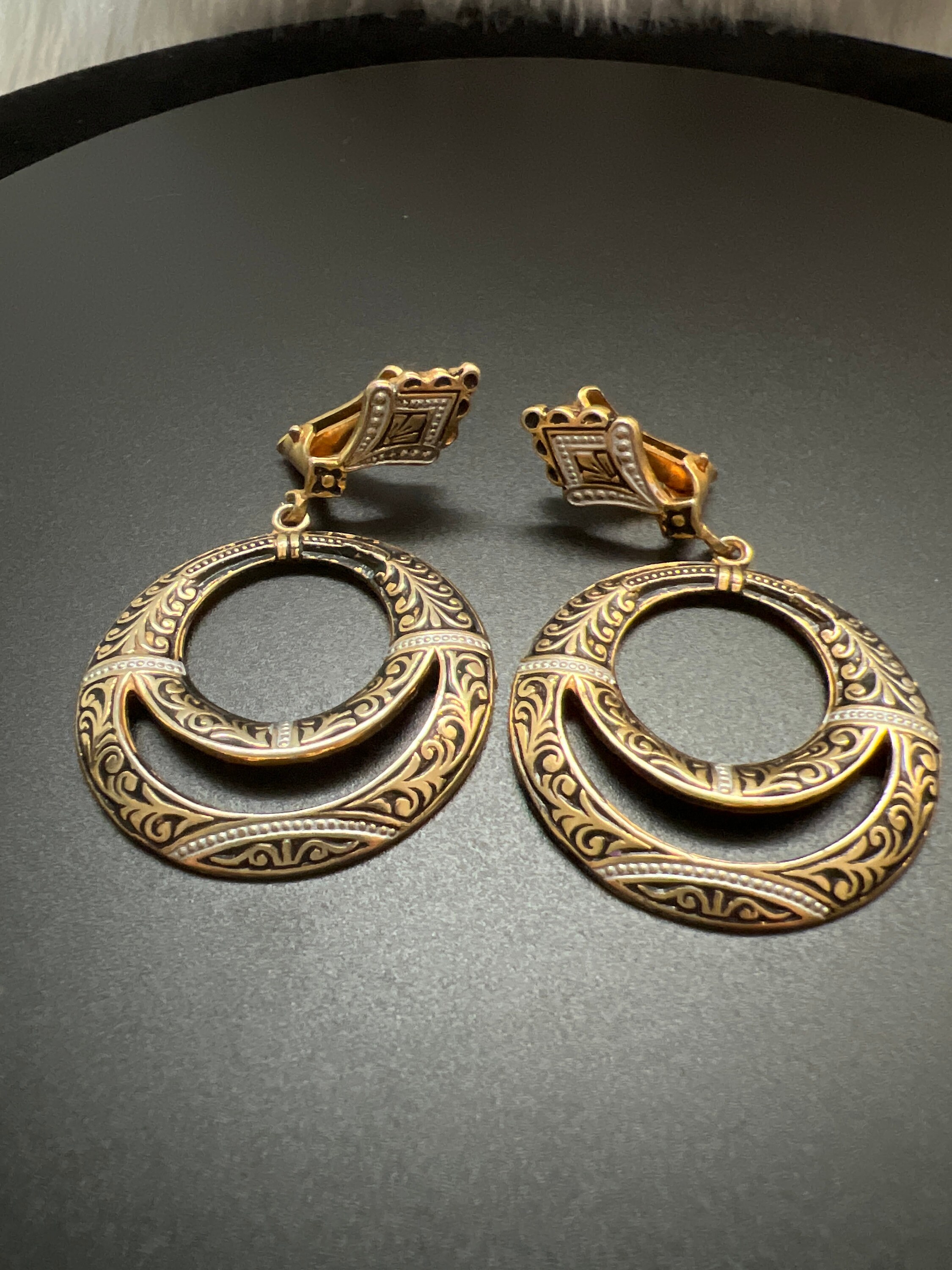 Spanish Hoop Earrings Gold - Etsy