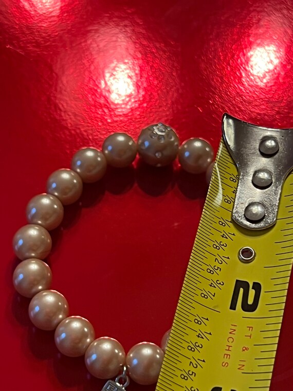 Givenchy Simulate Pearl Pave Crystal Rhinestone S… - image 8