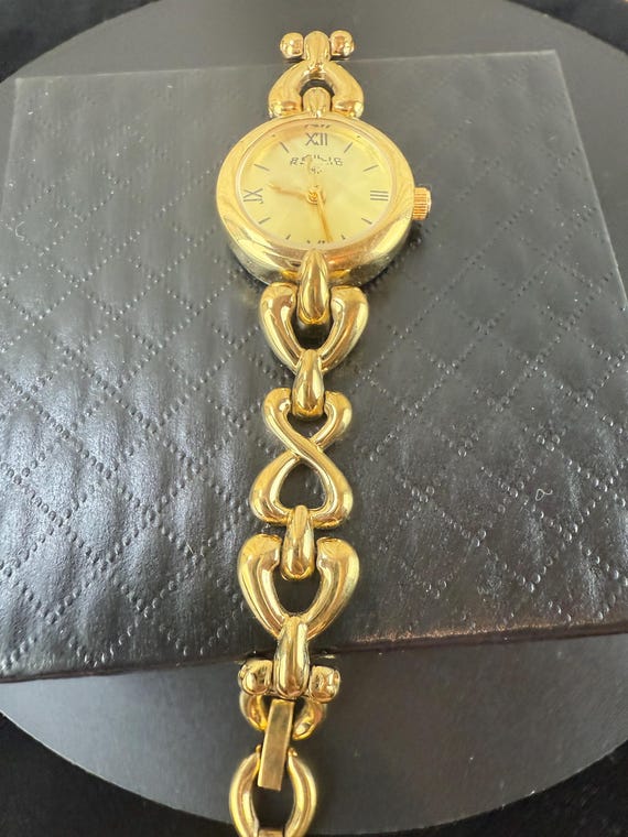 Relic by Fossil Gold Tone Bracelet Watch – Roman … - image 3