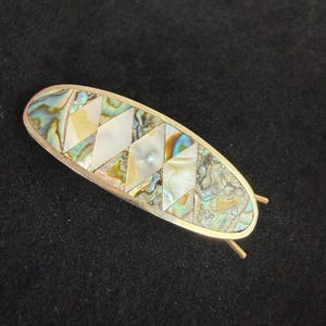 Mother of Pearl Barrette - Etsy display picture 1