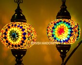 Turkish lamp desk lamp table lamp bedside lamp lampshade moroccan decor light fixture moon lamp stained glass lamp