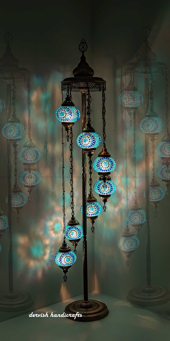 Floor Lamp Turkish Lamp Night Lights Bedside Lamp 61 Height 7 Etsy