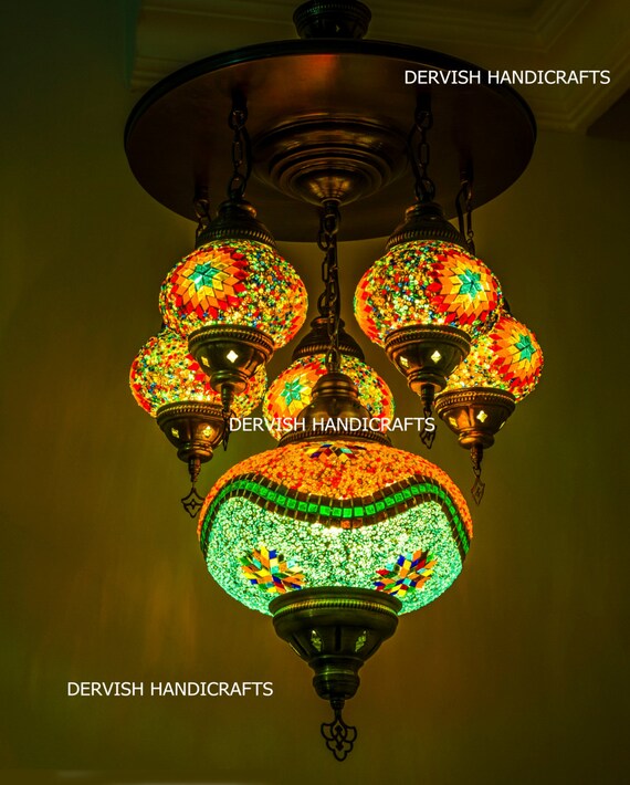 Ceiling Lamp Moroccan Lighting Turkish Lantern Chandelier Lighting Ceiling Light Ceiling Lights Turkish Mosaic Lamp Moroccan Chandelier