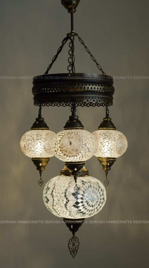 Ceiling Lamp Chandelier Lighting Moroccan Lighting Turkish Lantern Chandelier Lighting Turkish Mosaic Lamp Turkish Hanging Lamp