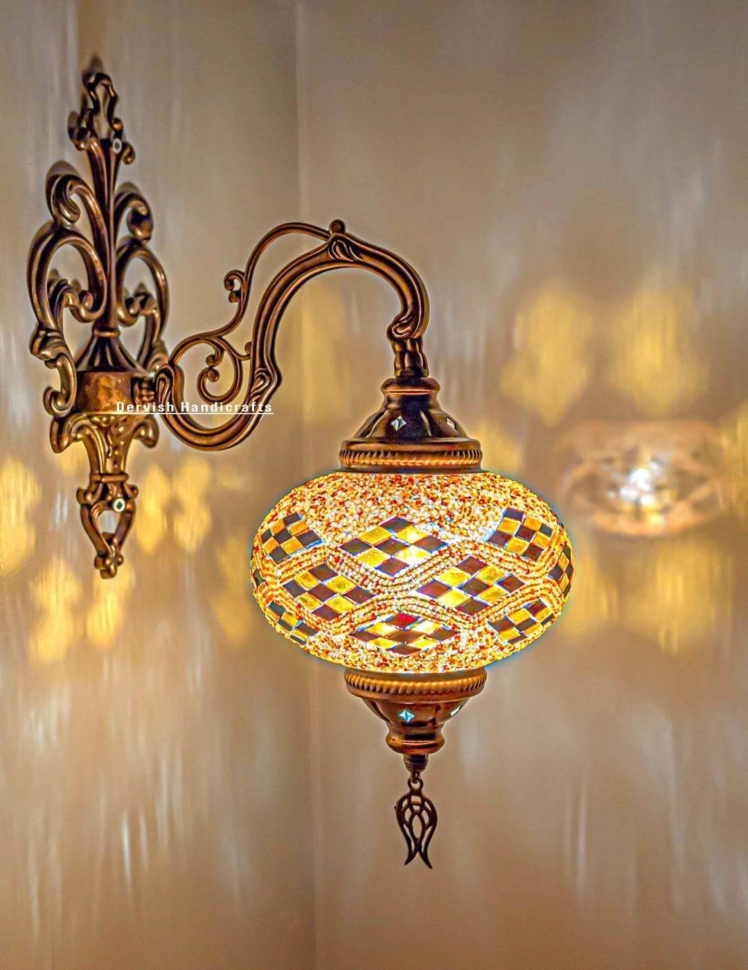Free Shipping Turkish Lamp Wall Sconce Moroccan Lamp Mosaic
