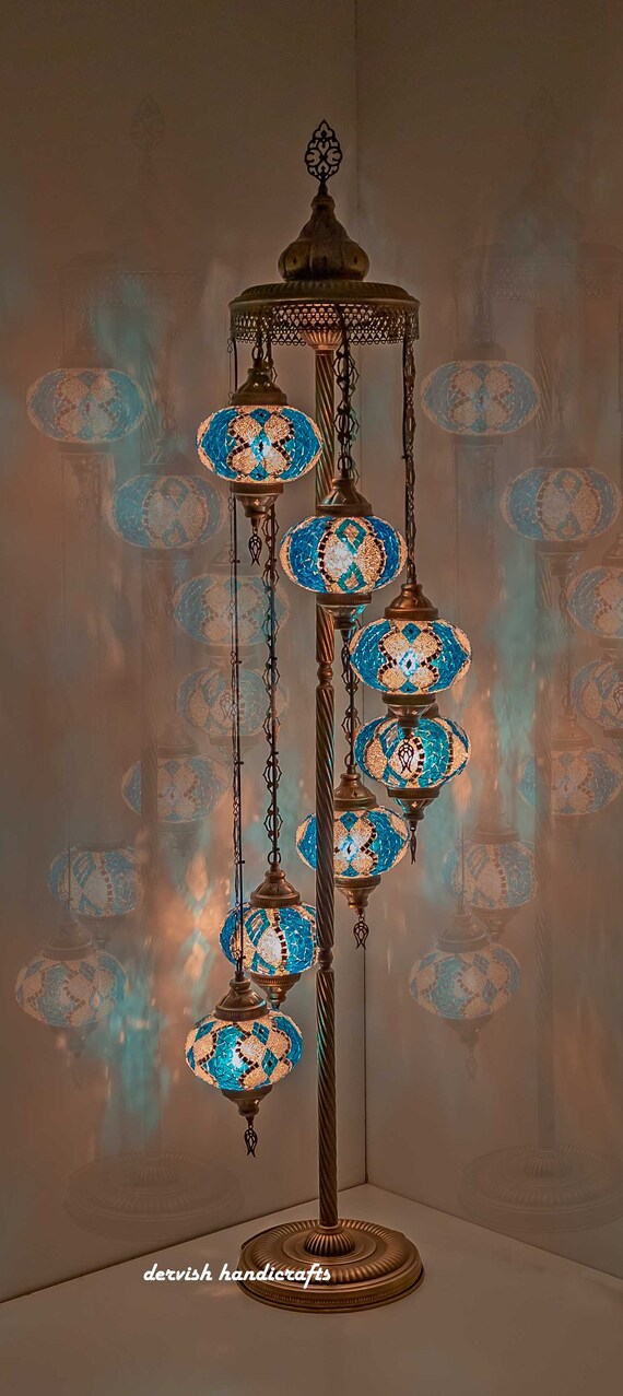 Floor Lamp Shade Turkish Lamp Customizable Lamp Moroccan Lamp Etsy
