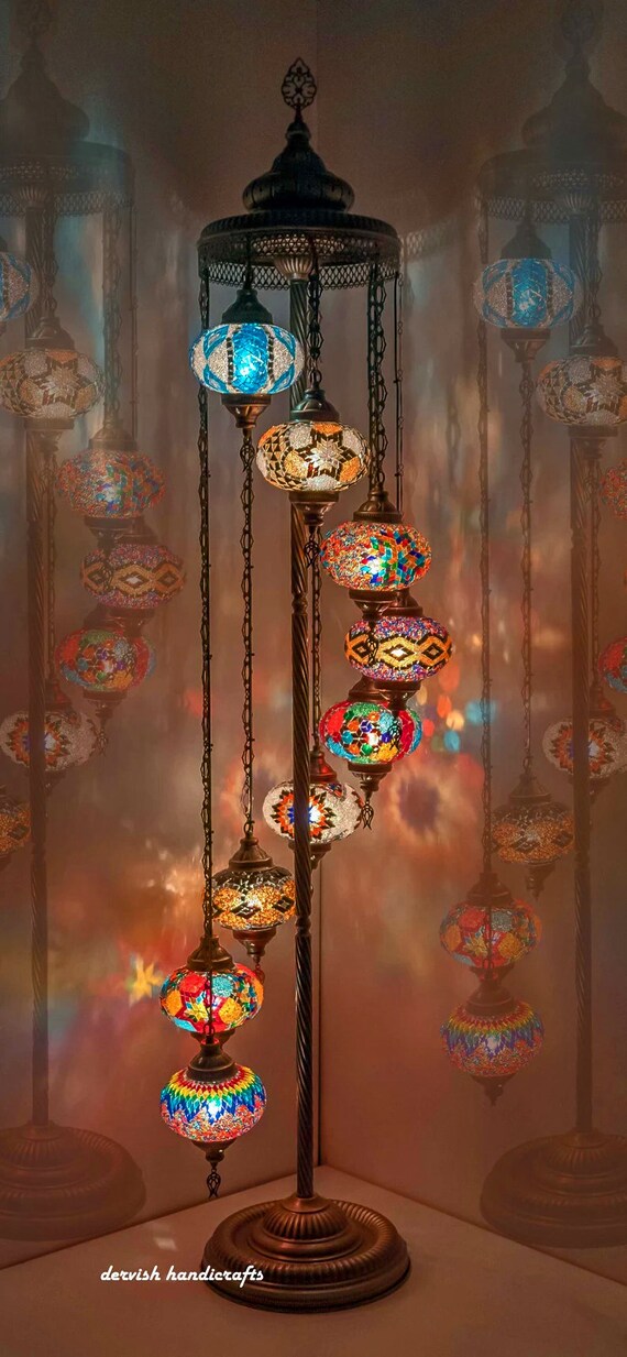 Floor Lamp 69 Height Turkish Lamp Night Light Bedside Etsy