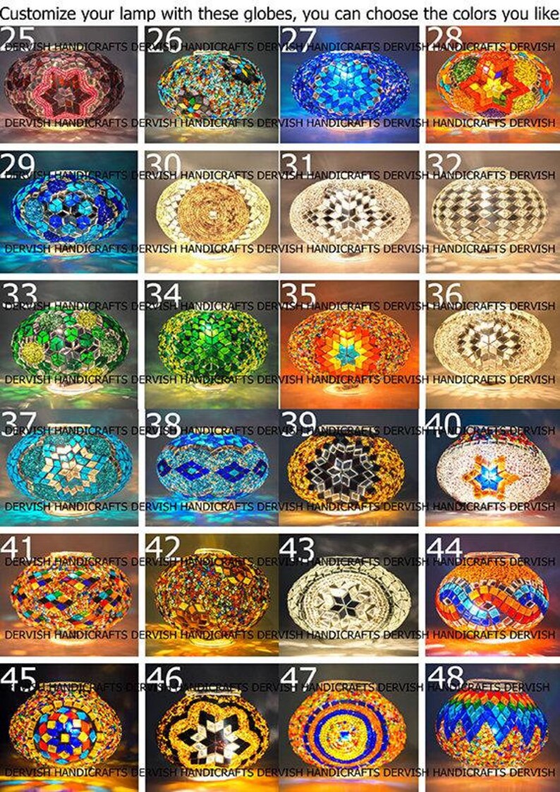 Free Fast Shipping Floor lamp 69\u201d Height Moroccan Lamp Turkish Lamp Bedside Lamp Night Lights 7\u201d Big Globes