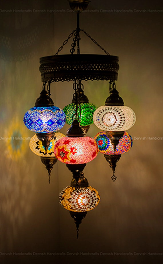 Turkish Light Modern Chandelier Ceiling Lamp Ceiling Light Etsy