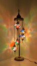 Floor lamp Bedside Lamp Moon Lamp Turkish Lamp Night Lights 50” Height 5 Big Globes 7” Globes Diameter, FREE SHIPPING 
