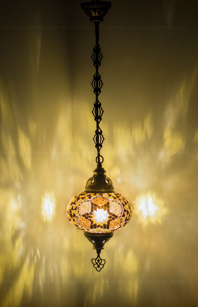 Free Morocco Lighting Outdoor Mosaic Pendant Rustic Image 0