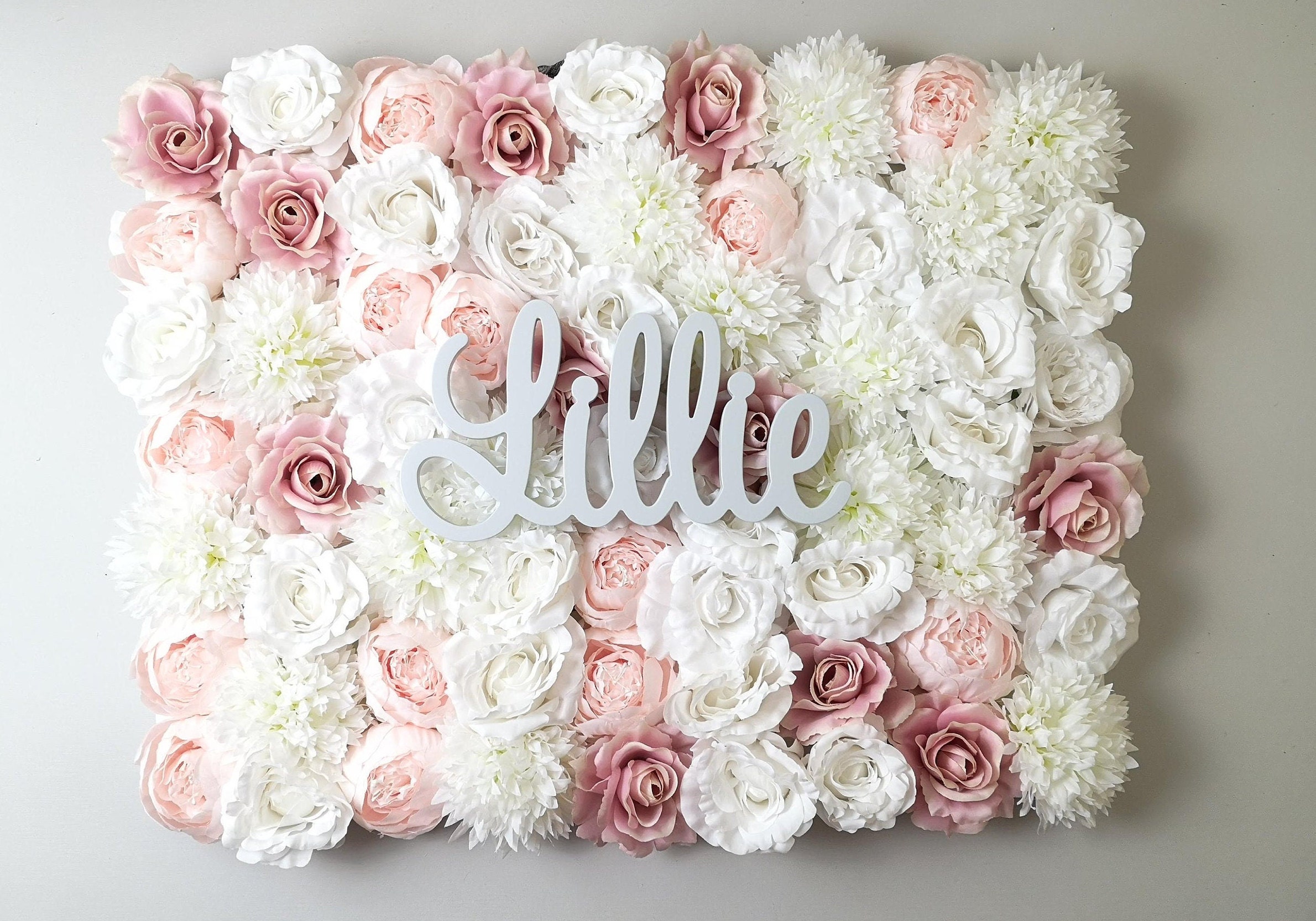 Floral Walls Decor Artificial Flower Wall Flower Arrangement Etsy