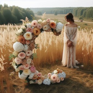 Letras iniciales de boda, decoración floral de gran tamaño, despedida de soltera, boda de verano, letrero de novia bohemio, entrada de boda, letras de flores, boda floral
