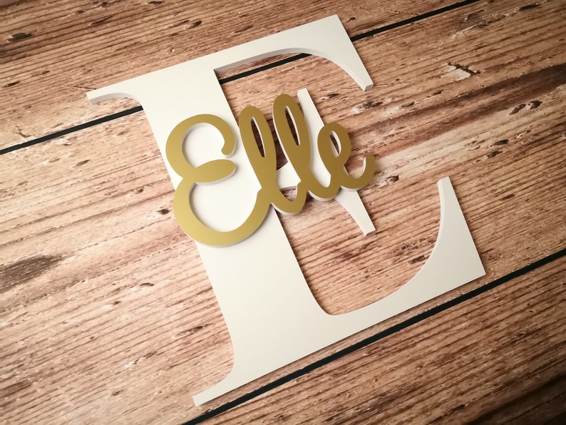 Large wall Letter/ capital name/ personalized baby Wall Names/ Etsy