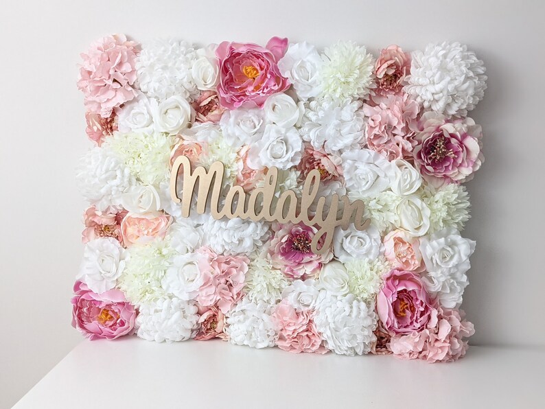 Floral Walls Decor Artificial Flower Wall Flower Arrangement Etsy