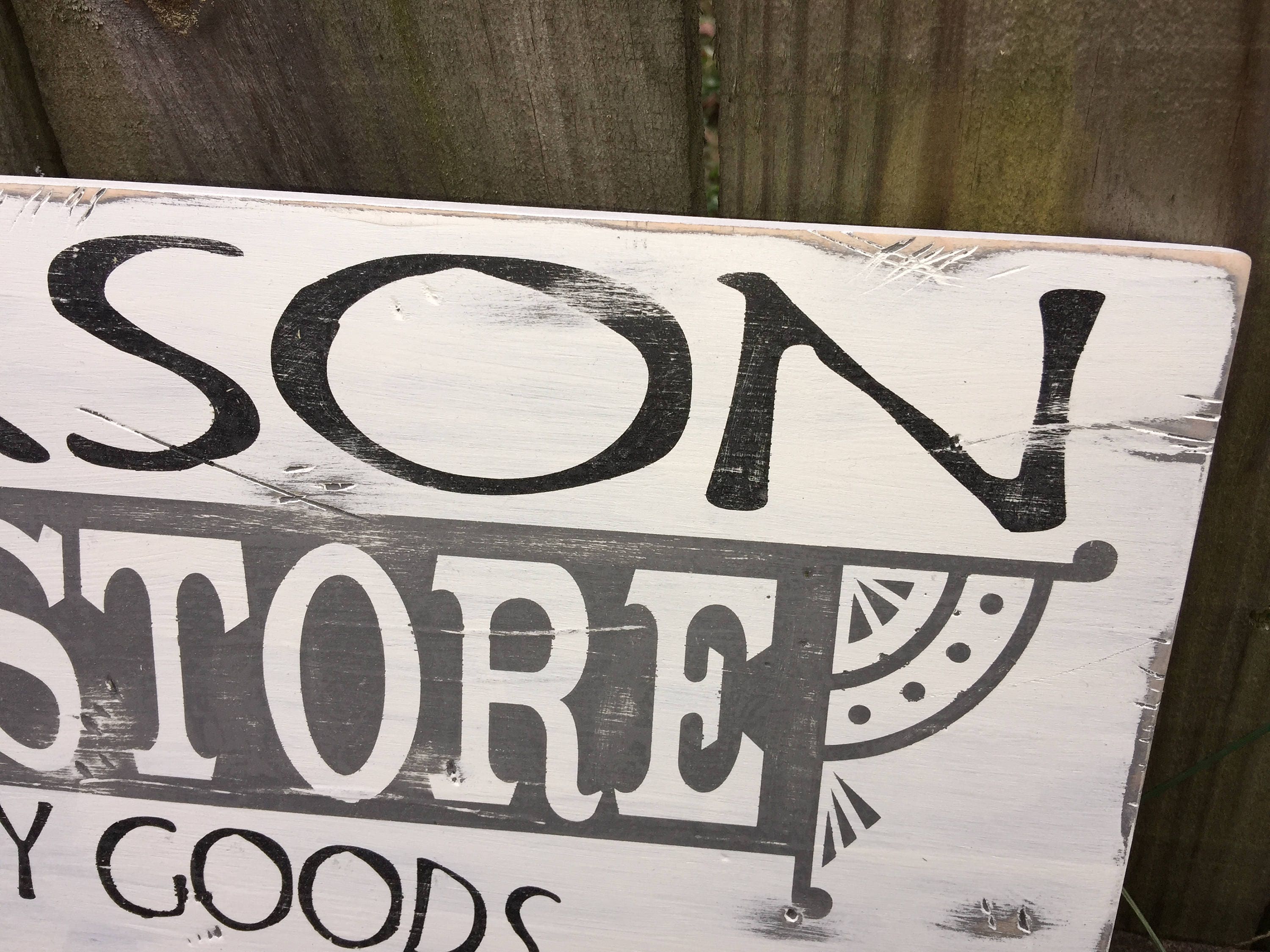 General Store Wood Sign/custom Store Sign/family Name General Etsy